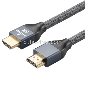 Wysokie rozdzielczości HDMI Cable 8K mężczyzna do mężczyzny